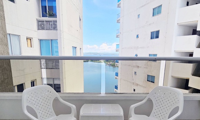 Bocachica Apartment | Studio with Beautiful View in the Best Area of Cartagena By Parceros Group