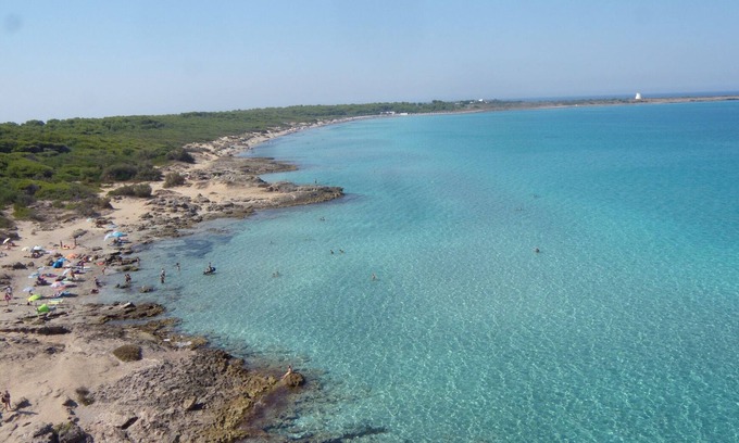 Taviano House | Studio with garden overlooking the sea