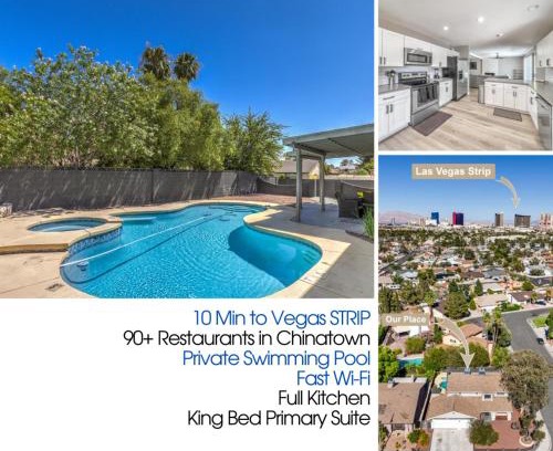 Las Vegas House | Stunning Home with Pool Very Spacious Upgrades