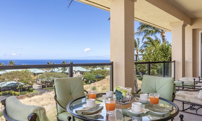 Kamuela Condo | Stunning Oceanview Villa w/Spacious Lanai, AC, Shared Pool & Spa: Kumulani (I-4)