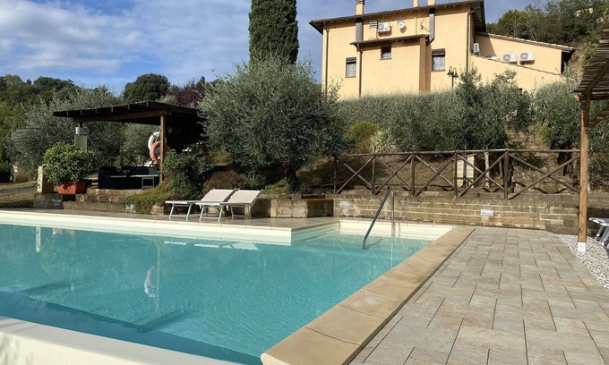 Gambassi Terme Villa | Stunning private villa with pool, WIFI, A/C, TV and pets allowed, close to San Gimignano