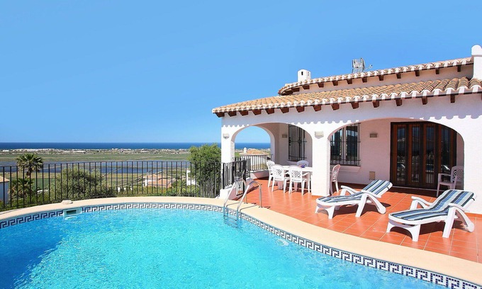 Pego House | Stunning private villa for 8 guests with private pool, WIFI, A/C, TV, terrace and panoramic view