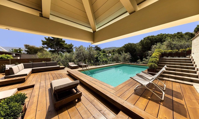 Priora Villa | Stunning private villa with private pool, sauna, hot tub, A/C, WIFI, TV, patio, close to Sorrento