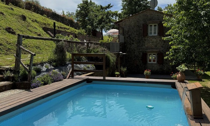 Pontito Villa | Stunning private villa with A/C, WIFI, private pool, TV, terrace, pets allowed and panoramic view