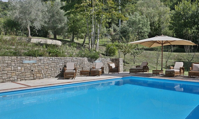 Villabuona Villa | Stunning private villa with private pool, WIFI, A/C, TV, patio and panoramic view, close to Lucca