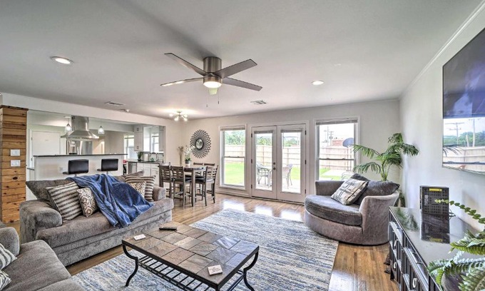 Tulsa House | Stunning Tulsa Getaway with Deck Near Downtown!