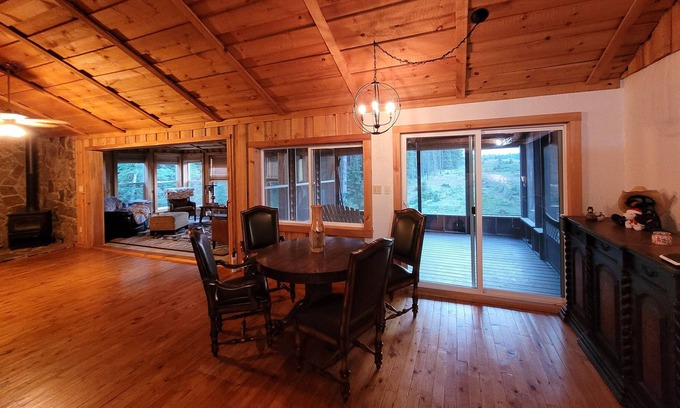 Sandpoint House | Stunning Views of Schweitzer Mountain on Fabulous 10-acre Retreat