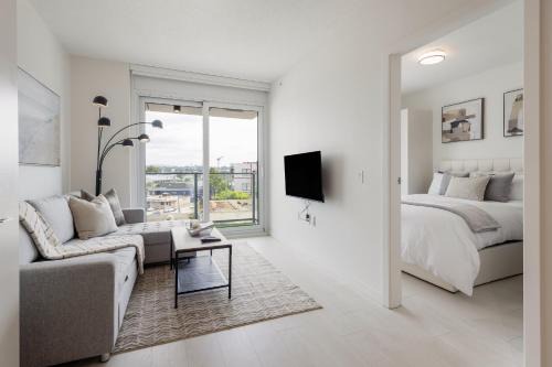Mount Pleasant Apartment | Stylish 2BR Retreat with Parking and Gym in Olympic Village