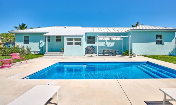 Delray Beach House | Stylish 4BR Retreat w/Heated Pool & Lush Yard Close to Downtown Delray Beach