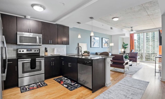 Midtown Apartment | Stylish and great location for business travelers, medical professionals or anyone looking to relax in the Urban Oasis of Midtown.