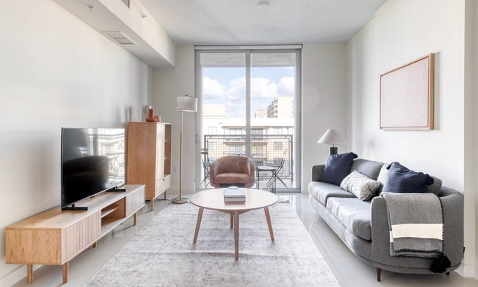 Coral Way Apartment | Stylish Coral Gables 1BR w/W/D & Pool, nr Miracle Mile, by Blueground