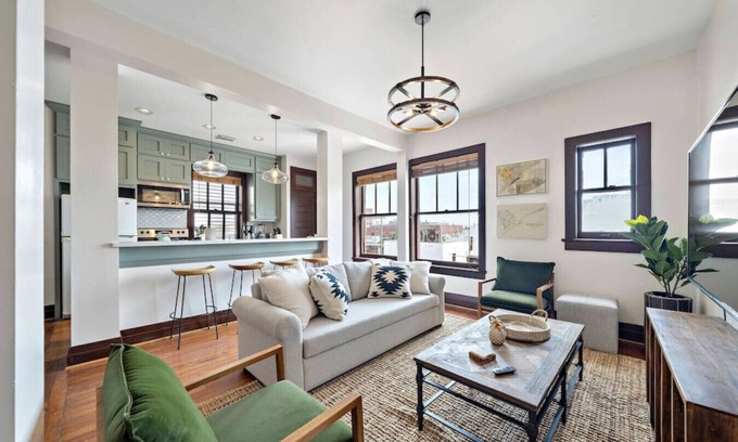 Galveston Apartment | Stylish Historic Loft, 3 Blocks to The Strand