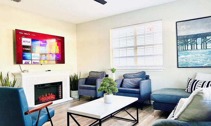 Bay VIew Addition House | Stylish home 5-15 mins to 🏝PCB & St Andrews Bay