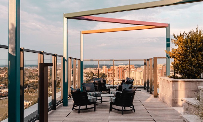 Jefferson Manor Apartment | Stylish Pet Friendly Space w/Balcony, Gym, Pool