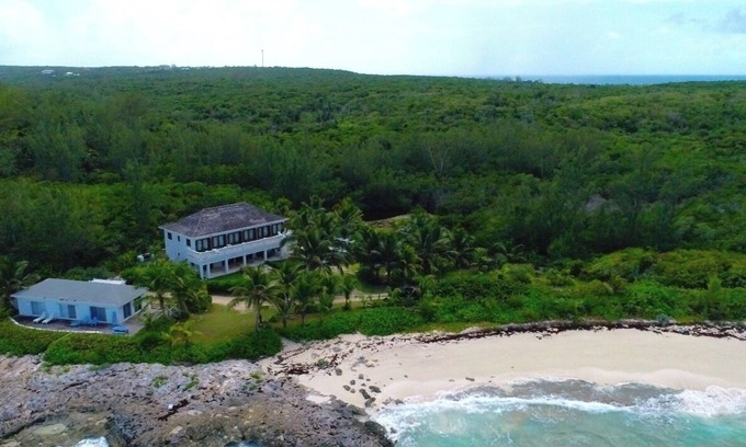 Governor's Harbour House | Stylish & Private Beachfront Home w/Heated Pool, Walk to Restaurants