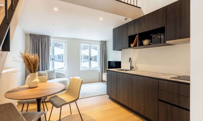 Ghent City Centre Apartment | Stylish Studio Retreat in Central Gent