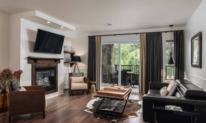 Saint-Sauveur Apartment | Suite 2 chambres avec vue sur Sommets St-Sauveur