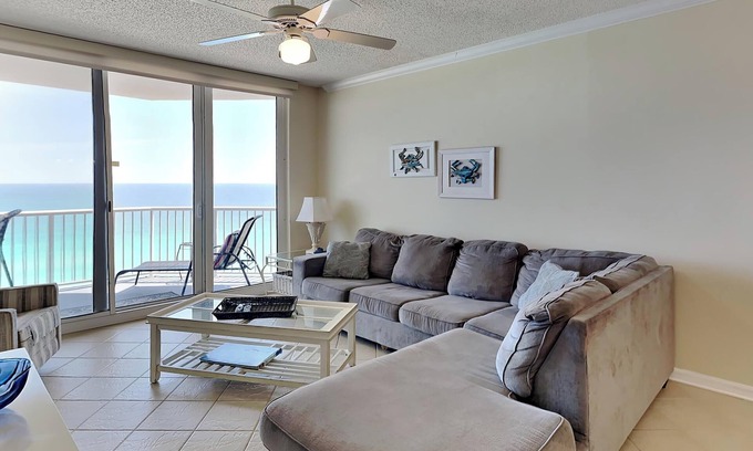 Navarre Beach Condo | Summerwinds #1203 | Gulf Views, Beach Access!