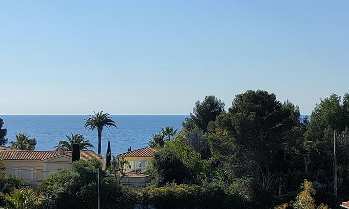 Boulouris-sur-Mer Apartment | Sumptuous sea view - duplex 54 m² - swimming pool - beach 100m away