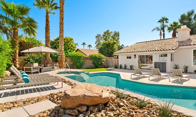 Desert Club Estates House | 'Sunbloom' Pool, Spa, Walk to Old Town