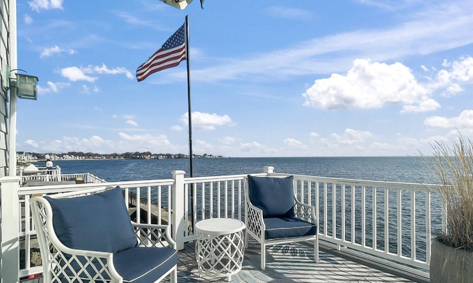 Milford Condo | Sunrise Waterfront Retreat: Ocean Views, Luxurious Master Suite, Family-Friendly Beachside Escape