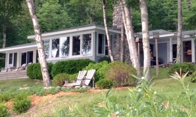 Lake Leelanau Cottage | Sunset perfection! Good Harbor Bay Cottage in Leland, Lake Michigan
