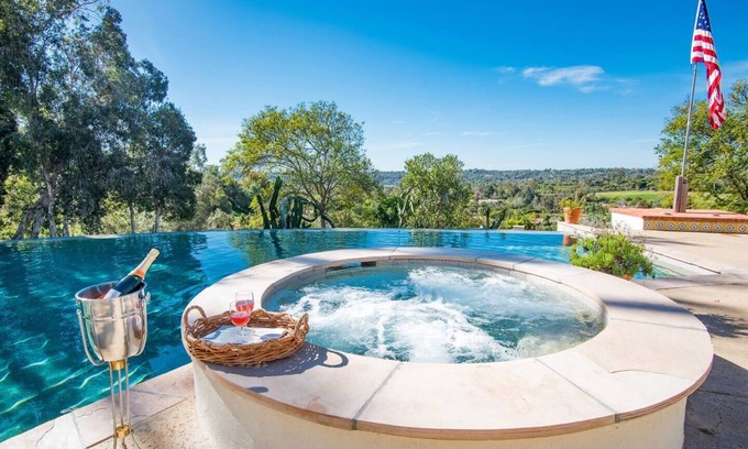 Covenant House | Sunset views, Quiet Setting, Gardens, and Resort-like Pool and Spa.