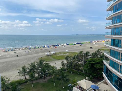 La Boquilla Apartment | Sunshine 503 Beautiful SeaView 2Beds2bath w AC front Beach