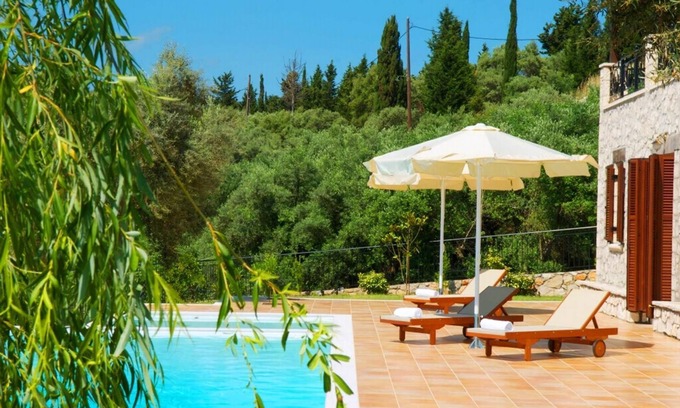 Spanokhorion Villa | Superb Lefkada Villa | 2 Bedrooms | Villa Kallisto | Stunning Sea and City Views