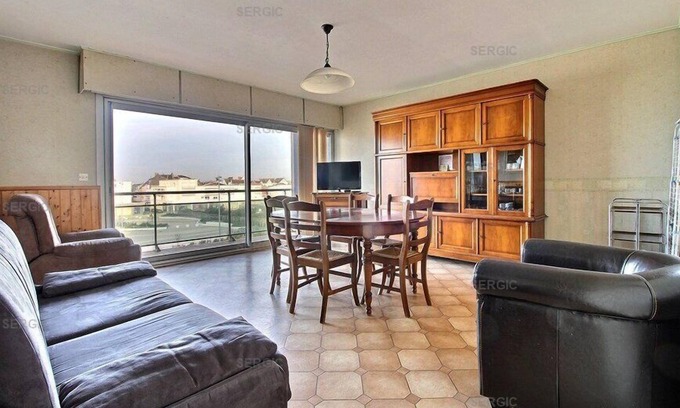 Berck-sur-Mer Apartment | Superb sea view! 5-person apartment. private parking