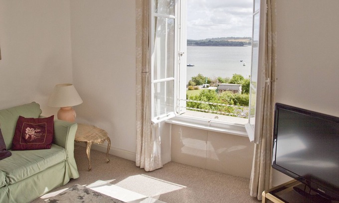 Landevennec Apartment | Superb seaviews Waters Edge 1st Floor Apt 20% Ferry Discount Crozon Peninsula