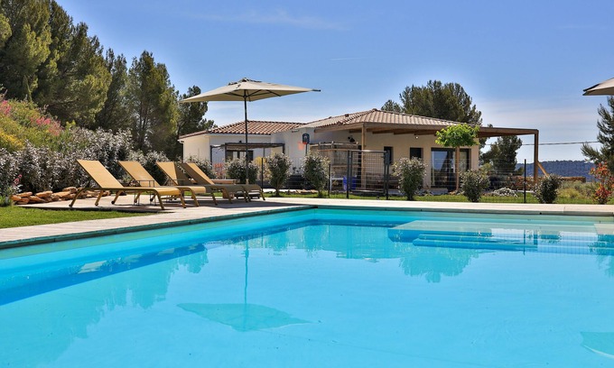 La Cadiere-d'Azur House | Superb villa with sea and hill views, sleeps 16