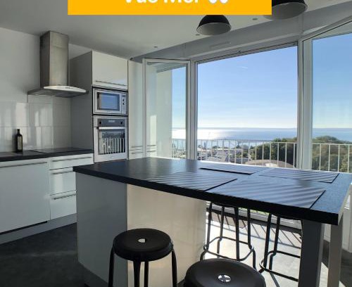 Rive Droite Apartment | Superbe appartement avec une vue mer panoramique