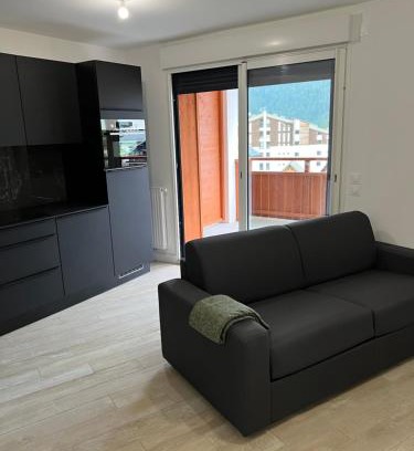 Saint-Etienne-de-Tinee Apartment | Superbe studio a Auron avec terrasse plein sud