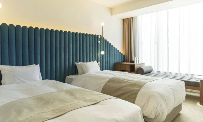 Hiroshima City Centre Hotel | Superior Twin Room City View HeiwaOdori Room Onl/Hiroshima Hiroshima
