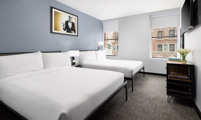 Central New York City Apartment | Superior Two Full Beds Near Time Square