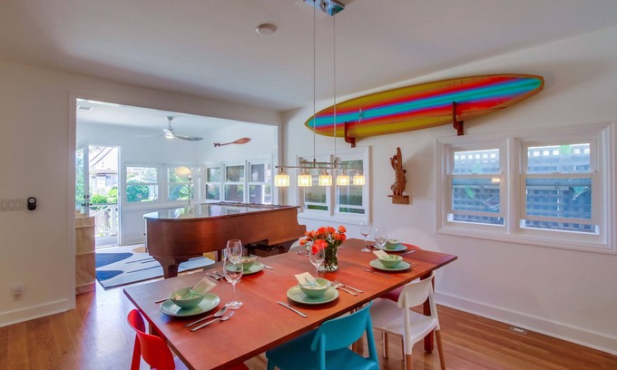 Village of La Jolla Cottage | Surf Shack - 3 Bedroom cottage blocks from the famous Windansea Beach