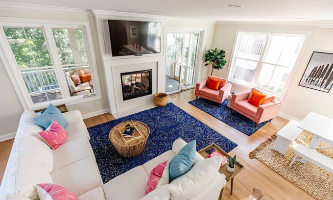Michigan City House | Surfer Girl-New Custom Home Built for a Crowd!