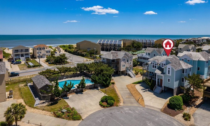 Nags Head House | Surfing Haven, Pool, Pvt Hot Tub, Game Room, Deck Fully Loaded, Arcade