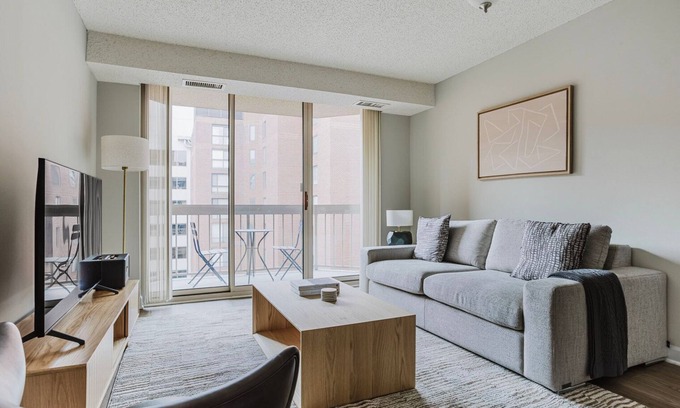 Connecticut Ave - K Street Apartment | Sweet Foggy Bottom 1BR w/Gym & A/C, near GWU & Groceries, by Blueground