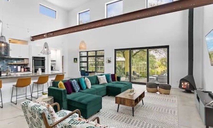 Butler Beach House | Swim & Dock in Style: Art Deco Beach Escape