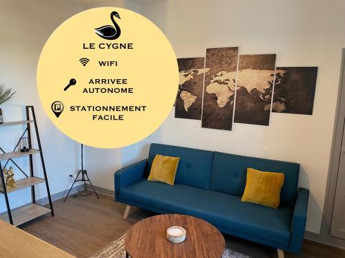 Bourges Apartment | T2 4 pers face gare SNCF Appart Hotel le Cygne 2