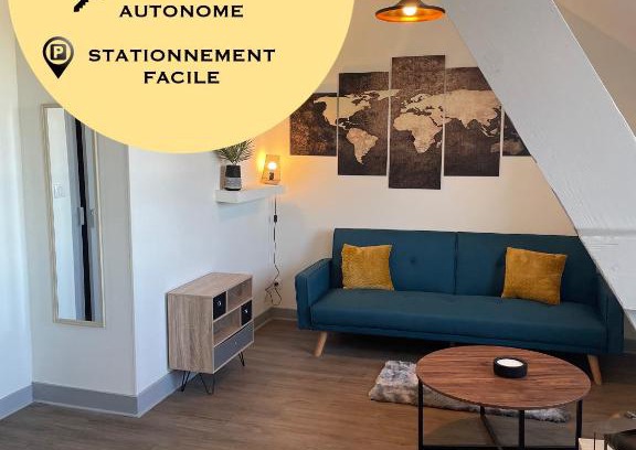 Bourges Apartment | T2 4 pers face gare SNCF Appart Hotel le Cygne 6