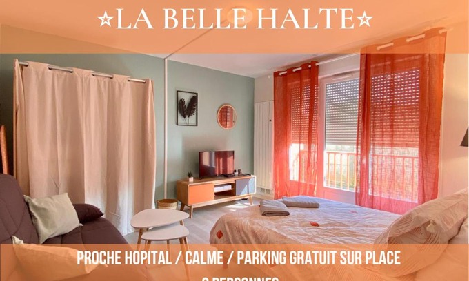 Auxerre Apartment | T2 cosy proche hôpital + parking gratuit sur place