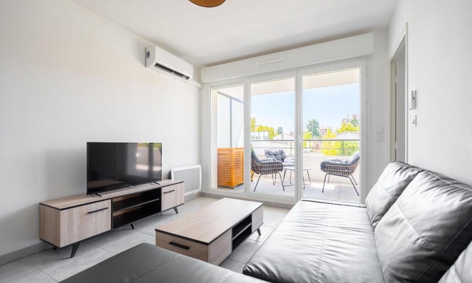 Sainte-Marguerite Apartment | T2 Entre la plage et le Vélodrome - Clim/Parking