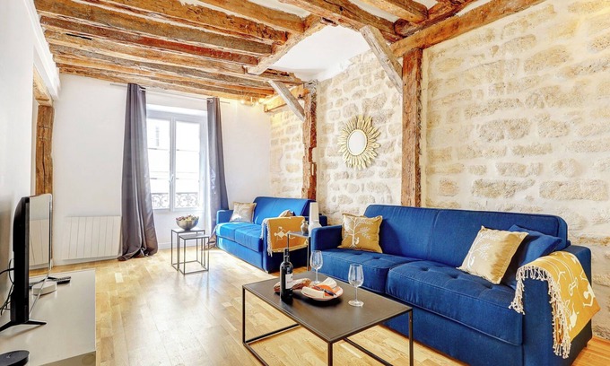 Quartier Sainte-Avoye Apartment | TBS 282 - Elegant apartment in the heart of Marais