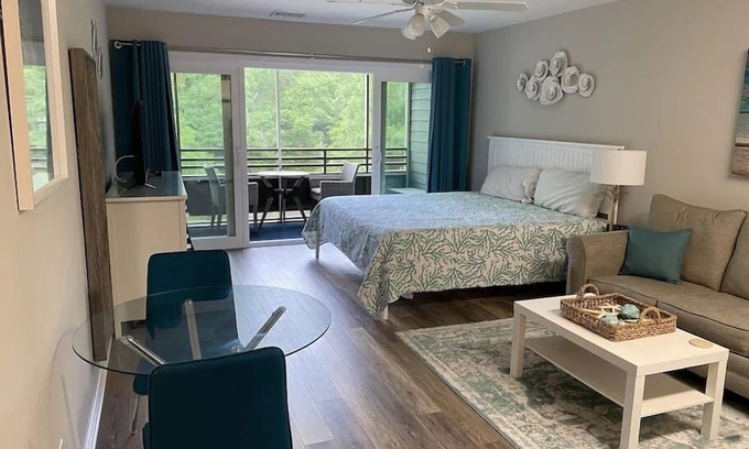 Myrtle Beach Apartment | Teal Turtle Lodge Studio in Ocean Creek Resort