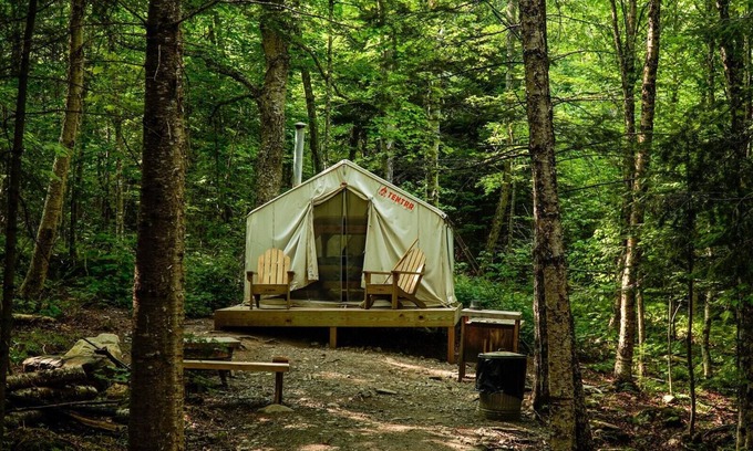 Rangeley Plantation RV Rental | Tentrr State Park Site - Maine Rangeley Lake State Park -Lakeview - Single Camp