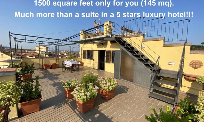Campo di Marte Apartment | Terrace with a View