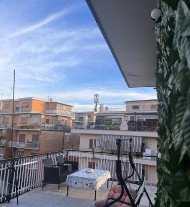Quartiere XXVIII Monte Sacro Alto Apartment | TERRAZZA TIBERIA